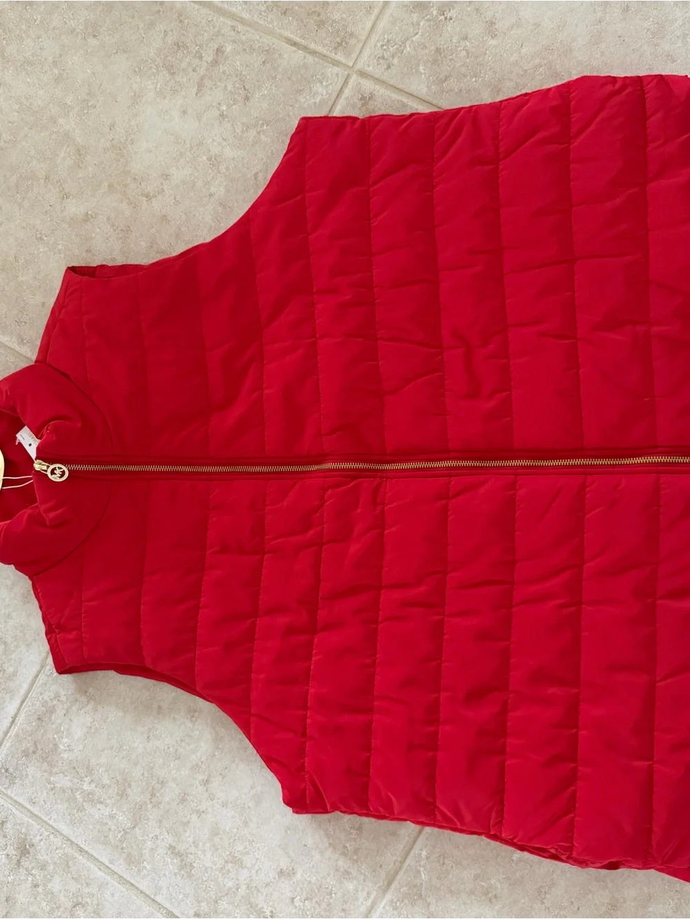 Michael Kors sleeveless quilted